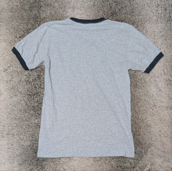 Steven Rhodes Deal With The Devil Ringer Tee Grey Small - Picture 4 of 4